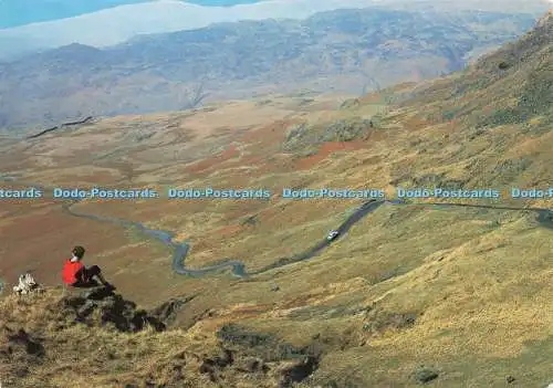 D236545 Cumbria Hardknott Pass John Hinde J Arthur Dixon T E Wright