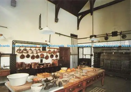 D236550 Cornwall Lanhydrock Haus in der Nähe von Bodmin The Kitchen Larkfield Druck