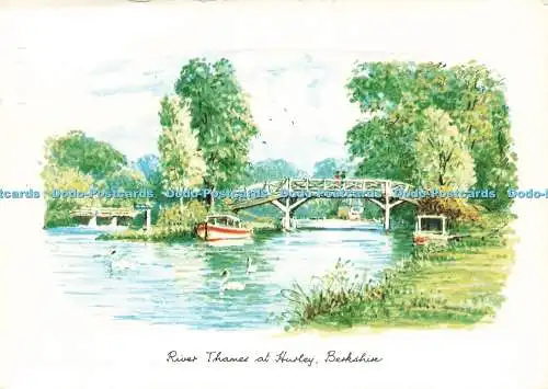 D236560 Berkshire River Thames at Hurley The Royal British Legion Womens Section