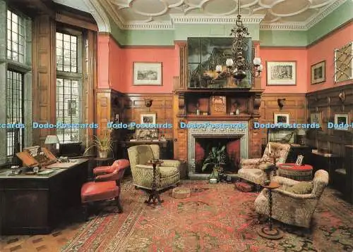 D236561 Cornwall Lanhydrock House Near Bodmin The Smoking Room Larkfield Printin