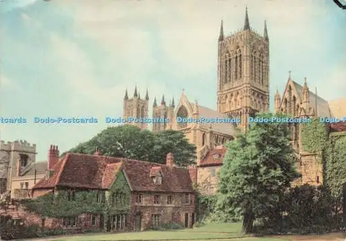 D234299 Lincoln Cathedral from the Vicar Court Britannia Colour Limited Allday L