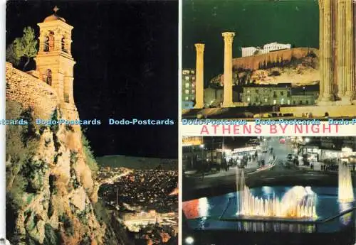 D229670 Athen bei Nacht Griechenland Multi View