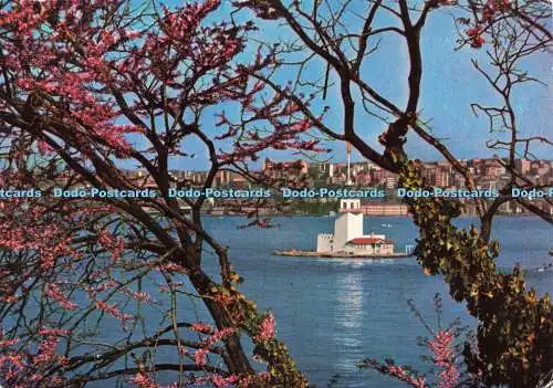D238883 Türkei Istanbul Der Blick auf den Leanderturm UND