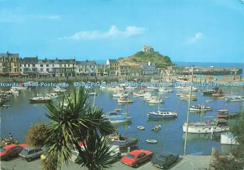 D236575 Ilfracombe Inner Harbour and Lantern Hill J Salmon 1985