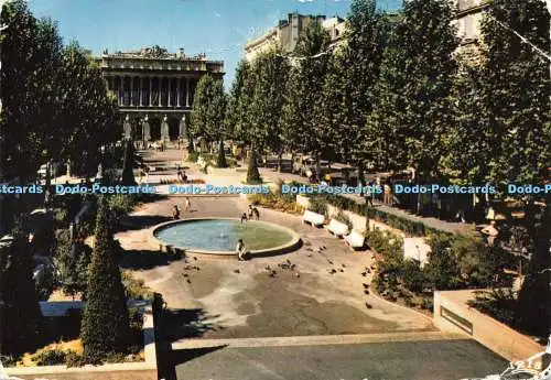 D238888 Marseille Die Gärten und der Börsenpalast Gandini