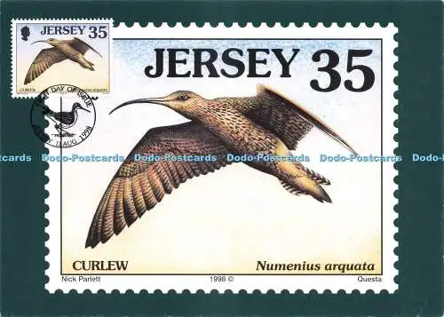 D238894 Jersey Curlew Nick Parlett The House of Questa Jersey Post Office