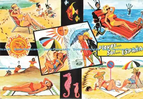 D229687 Playas sol Espana Cofiba No 285 Multi View 1986