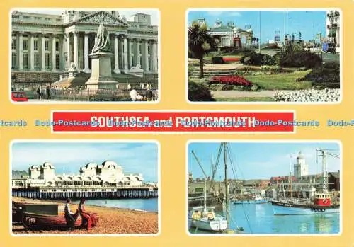 D233029 Southsea und Portsmouth The Guildhall Portsmouth South Parade Pier E T W