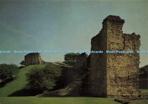 D236610 North Yorkshire Pickering Castle Coleman Tower and Motte From West H M S