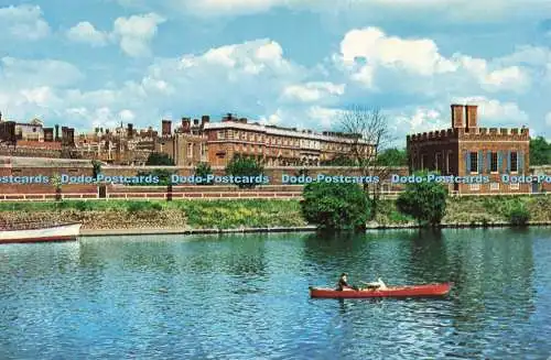 D236616 Hampton Court Palace und Themse Die fotografische Grußkarte Nat