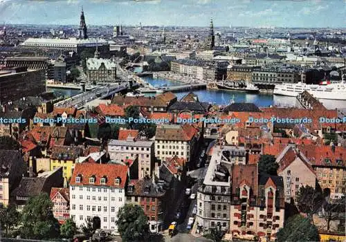 D238941 Dänemark Kopenhagen Blick auf Central Copenhagen J Arthur Dixon 1968