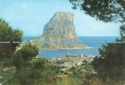 D234377 Benidorm Alicante Caple con su Penon de Ifach Rueck