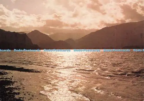 D236641 Cumbria Sonnenuntergang Blick auf Derwentwater J Arthur Dixon Tom Wright