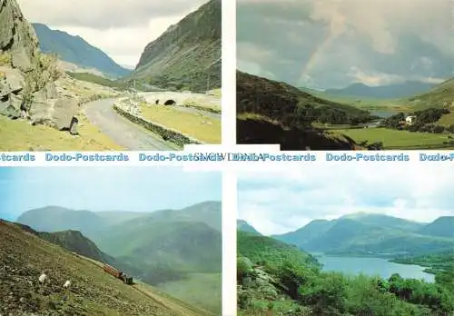 D234394 Snowdonia Llanberis Pass Train on Snowdon Judges Limited C 944 Multi Vie