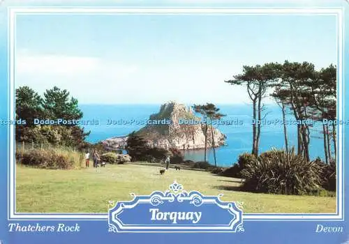 D238965 Torquay Thatchers Rock Devon J und S Karten Colourmaster Postkarten