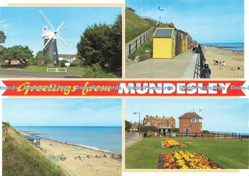 D229757 Grüße von Mundesley Beach Huts J Salmon Ltd Kameracolour Mult