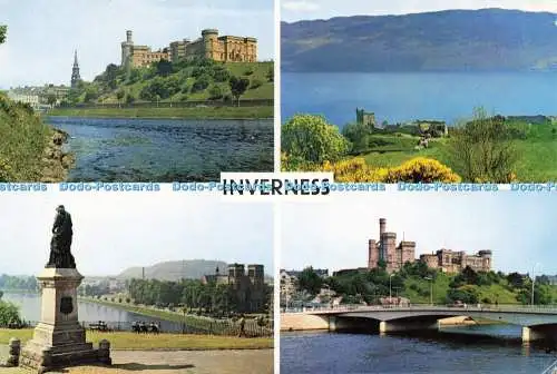 D234399 Inverness Castle von Ness Walk Castle und Ness Bridge Multi View