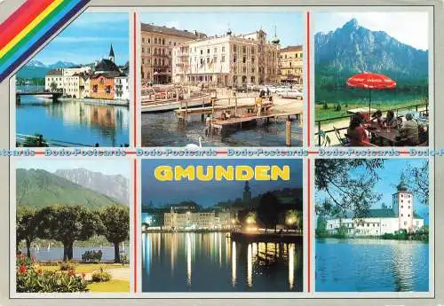 D233092 Gmunden Sommer Freizeit Österreich Risch Lau und Gebr Metz Multi View