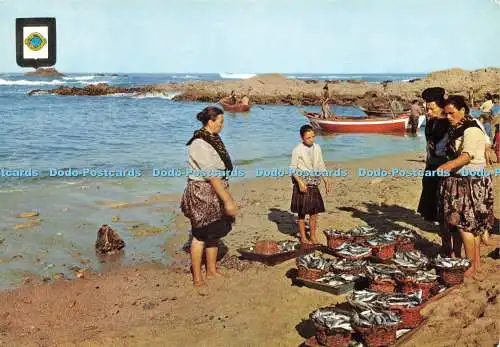 D234408 Portugal Tipico Fischfrauen von Caxinas Vila do Conde Fisa Escudo de Oro L