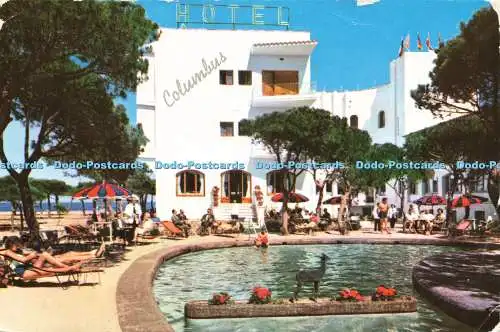 D234414 Playa de Aro Costa Brava Detail des Swimmingpools Columbus Hotel Sobe