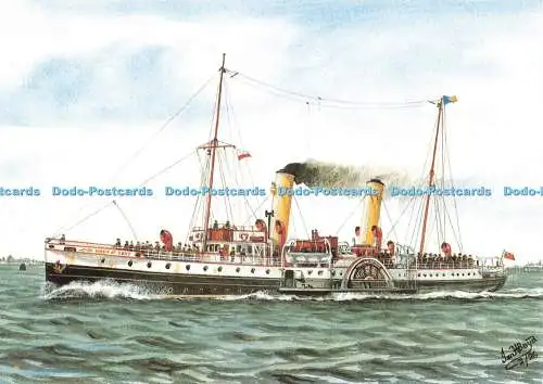 D236675 P S Queen Of Kent Leander Southend Pier Museum Passagierschiff Serie Nr.