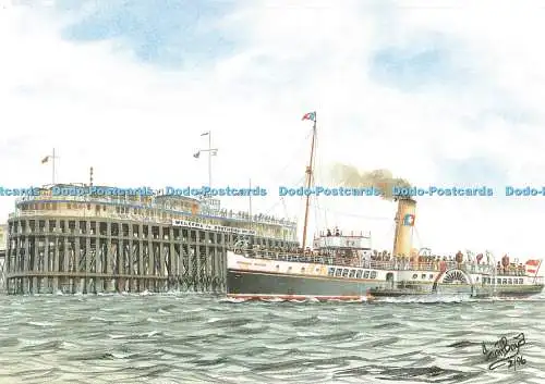 D236676 P S Medway Queen Leander Southend Pier Museum Passagierschiff Serie Nr 2