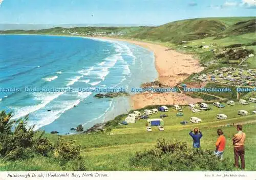 D236680 North Devon Putsborough Beach Woolacombe Bay John Hinde R Bier