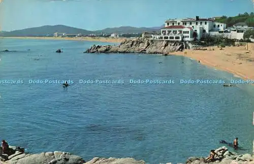 D238996 Costa Brava Playa de Aro Detail des Strandes Campana y J Puig Ferran A F