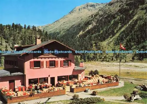 D234429 Hotel Restaurant Roseggletscher bei Pontresina Schocher Engadin Press AG