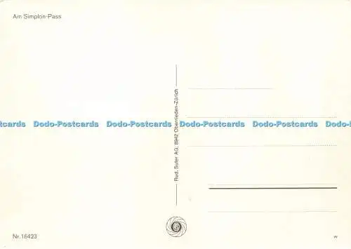 D234430 Am Simplon Pass Rud Sutter Nr 16423