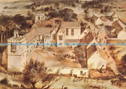 D229804 OxfordshireMinster Lovell Hall English Heritage Alan Sorrell