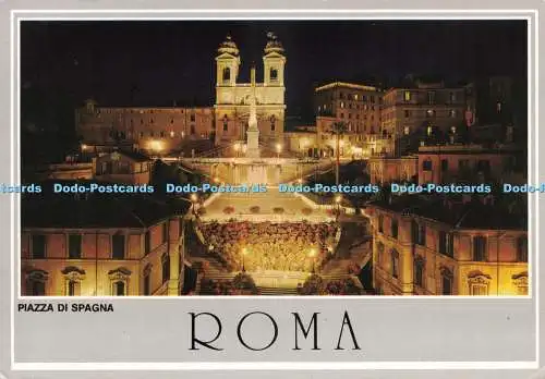 D234451 Roma Piazza di Spagna Kosmo italienischer Marktführer für Souvenirs