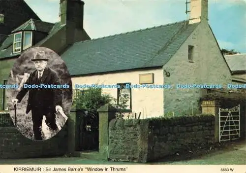 D239024 Kirriemuir Sir James Barrie Fenster in Thrums Whiteholme A Hail Caledonia