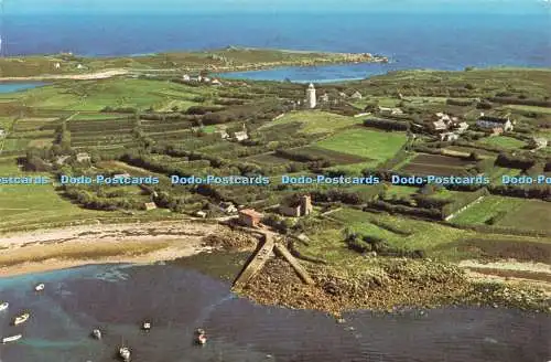 D239031 Scilly-Inseln eine Luftaufnahme von St Agnes F E Gibson natürliches Farbfoto
