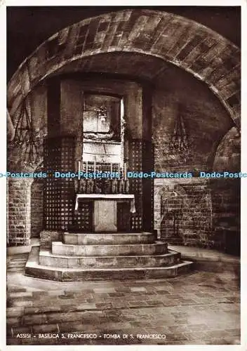 D236720 Assisi Basilica S Francesco Tomba di S Francesco Ditta Eredi Zubboli