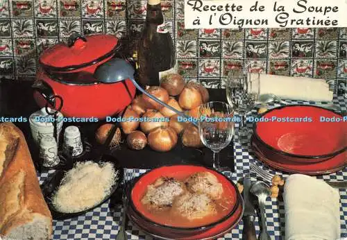D234461 Recette de la Soupe a l Oignon Gratinee Lyna No 45