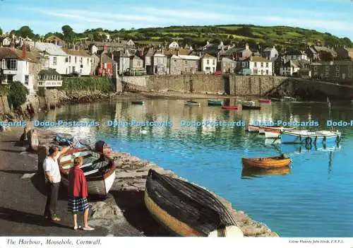 D233145 Cornwall Mousehole The Harbour John Hinde Ltd