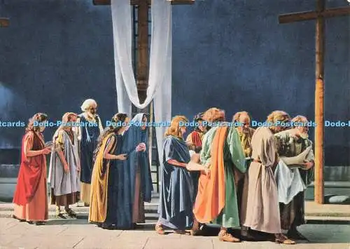 D234462 Passionsspiele Oberammergau Grablegung F Bruckmann Nr 112 H Wiegand