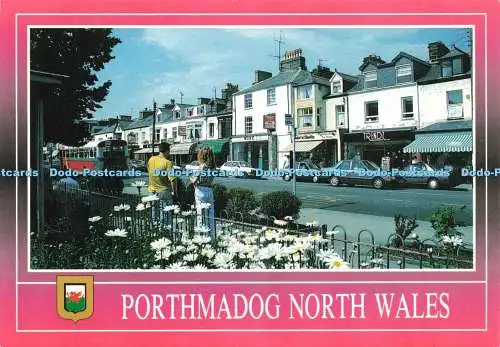 D233146 North Wales Porthmadog High Street FotoWales