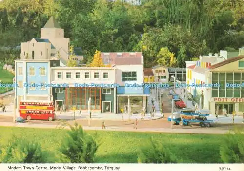 D233182 Torquay Babbacombe Model Village Modern Town Centre E T W Dennis and Son