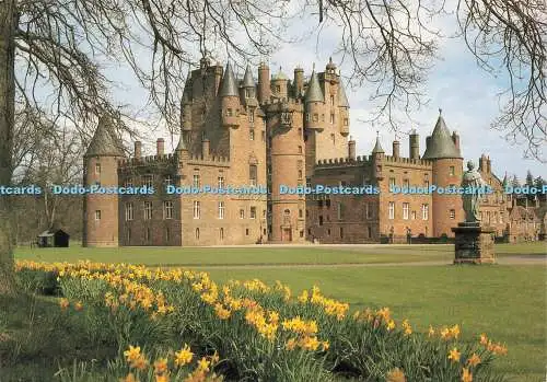 D229866 Angus Glamis Castle Außenansicht in Spring Woodmansterne Publications L