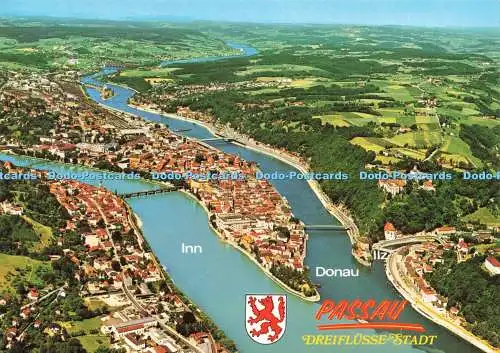 D229887 Passau Dreiflussse Stadt Fiedler