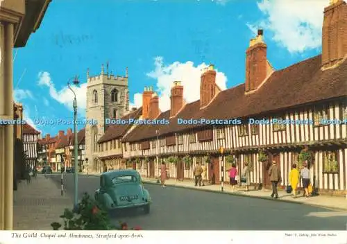 D233228 Stratford upon Avon The Guild Chapel and Almshouses John Hinde Ltd E Lud