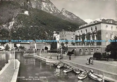 D234540 Lungolago Brescia Riva Del Garda Ditta G Bresciani 1956 RP