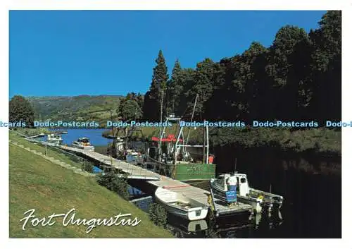D229900 The Caledonian Canal at Fort Augustus in the Great Glen Whiteholme Ltd D