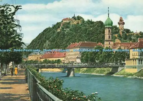 D239114 Graz Mur und Schlossberg Franz Knollmüller