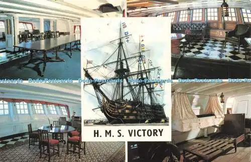 D239118 H M S Victory Lord Nelson Dining Cabin Photo Precision Multi View