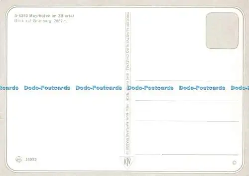 D229924 Tirol Mayrhofen im Zillertal Blick auf Grunberg Chizzali