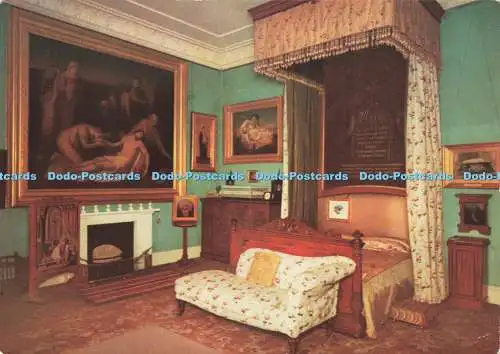 D229930 I o W Osborne House Queen Victoria Schlafzimmer Krone