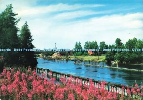 D229952 Finnland Kymijoki Fluss Kuultokuva 1969
